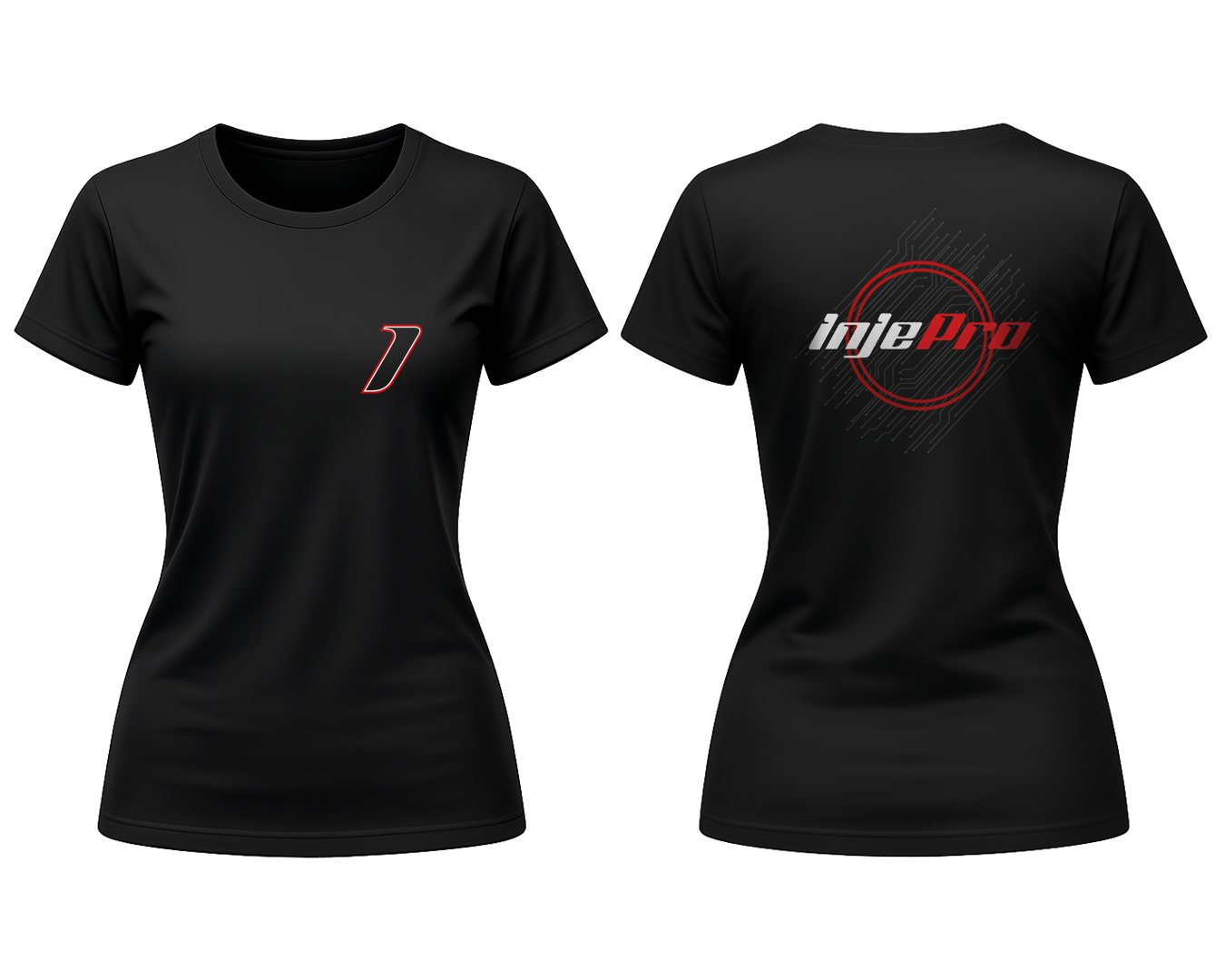 Women's T-shirt, Circuits Injepro, babylook