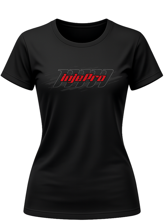 Camiseta de efecto babylook Injepro Finish Line para mujer