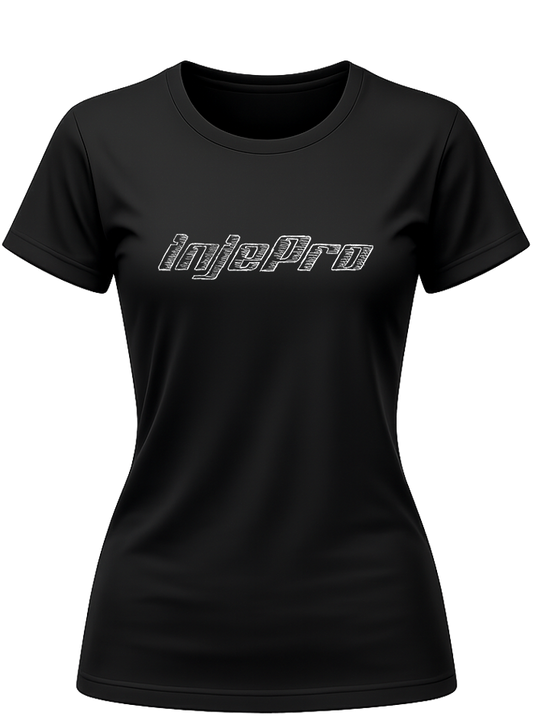 Women's Sketch Injepro babylook T-shirt